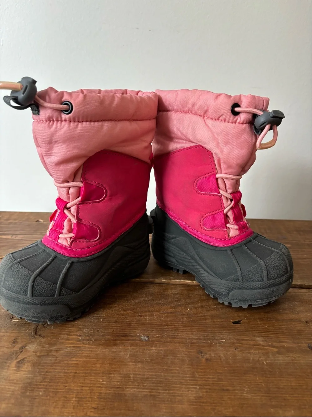 SOREL Pink Kids Winter Snow Boots Waterproof Toddler Size 6